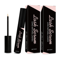 CGBOOM Eyelash Growth Serum Lash Serum Lash Enhancing Serum Boosting Lash Conditioner for Natural Fuller Thicker Longer Looking Eyelashes Healthier Vegan Cruelty-Free (2P BLACK)