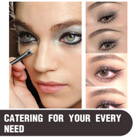 XdealCozyxc 15 Colors Long Lasting Grey Eyeshadow Palatte, Waterproof Matte Black Cool Toned Eyeshadow