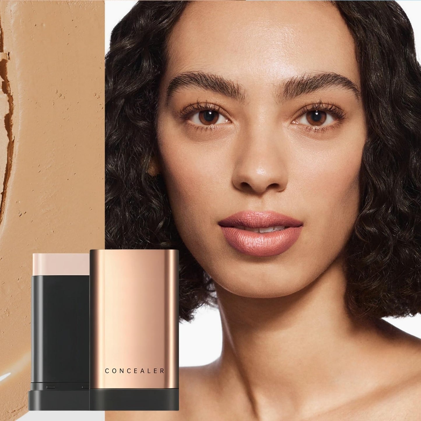 Xinyig 2 in 1- Luxury Anti-Wrinkle Foundation Stick,Eraser Foundation Stick With Brush,Full Coverage Fou/ndation St/ick,Multi-Use Full Coverage,Waterproof & Long-lasting,Double-Head Flawlesss,(Natural, 02)