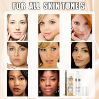 Siyinzu Colour Changing Foundation,Colour Changing Mature Skin Foundation,Foundation Colour Changing,Long-Lasting Makeup Fou-ndation for Mature Skin,Waterproof Moisturising Fou-ndation