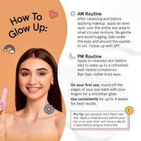 Under Eye Brightener Balm Stick - Retinol & Caffeine Eye Cream For Dark Circles And Puffy Eyes, Wrinkles, Eye Bags Remover Women - Instantly Hydrate And Brighten Under Eye Cream - Vegan Skincare