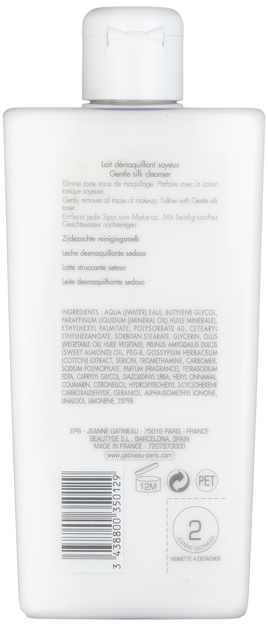 Gatineau Gentle Silk Cleanser, 400 ml