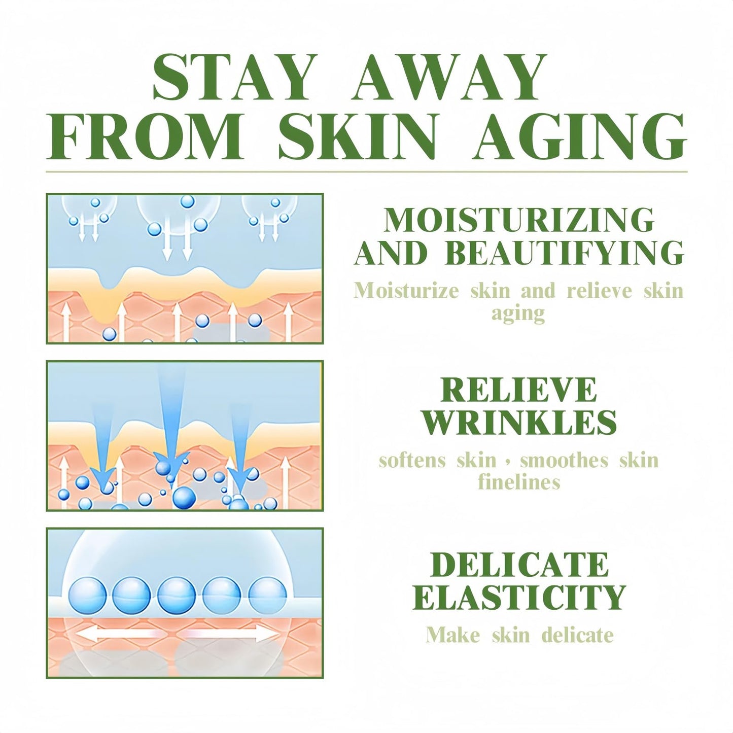 Xunzhi Skin Tightening Cream for Face with Instant Lift Effect,Skin Tightening Cream for Face,Anti Wrinkle F/ace C/ream,Instant F/ace Lift C/ream,Hyaluronic Acid Moisturizer,S/kin Firming Cr/eam Serum
