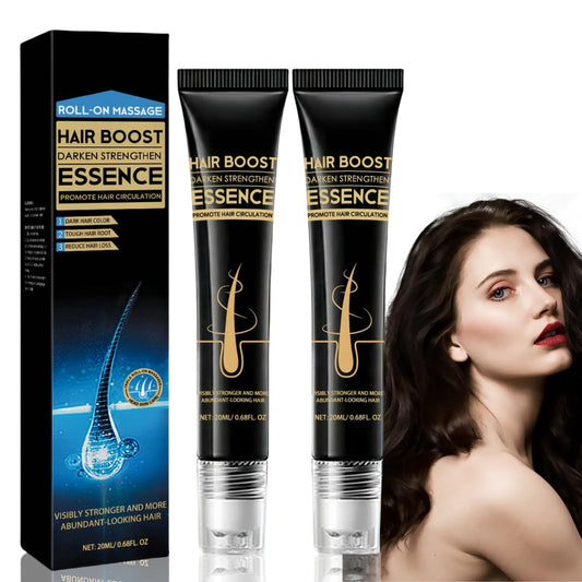 SingHao 2Pcs Hair Growth Roll-On Massage Essence,Anti H/air Loss Serum,Hair Regrowth Treatment,Hair G/rowth Se/rum Roll On,Roller Ball Ha/ir Care Oil,Hair Treatment for Hai/r Loss,Hair Serum for Hair Growth