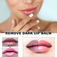 Jinjiar Brightening Lip Balm,Lip Lightening Cream,Moisturizing Lip Balms for Lip Care,Lip Balm for Dry Cracked Lips,Moisturising Lipstick,Deep Nourishing and Hydrating,Remove Darkness,Compact and Portable