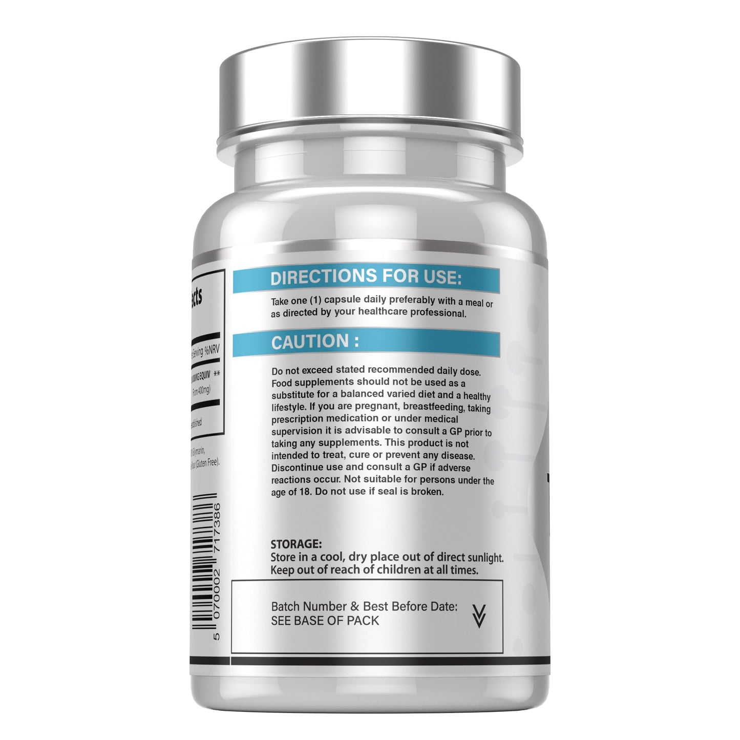 Nutra Science Organic Milk Thistle Supplement (80% Silymarin) 20,000mg – Milk Thistle High Strength Tablets, 60 Vegan Capsules
