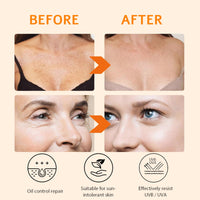 IZBEAUVO Face Sunscreen, Waterproof Sunscreen SPF 90+, Suncream Factor 90 for Face PA+++, Refreshing Sun Cream Spf 90, High Protection, Invisible Fluid, Strong UVA + UVB Protetion, Moisturizing & Non Greasy