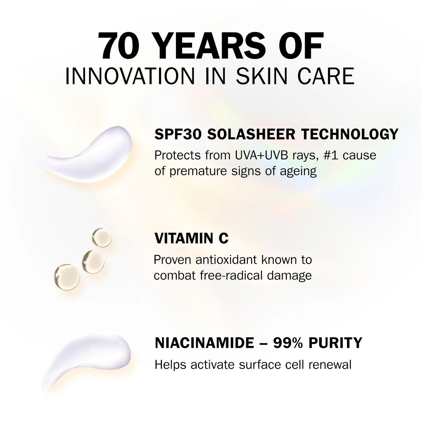 Olay Vitamin C Face Moisturiser Day Cream SPF 30 REFILL, Skincare with Niacinamide 99% Purity, Antioxidant Vitamin E. Brightening Skin Care: Anti-Dark Spot Action, Evens, Hydrates. Non-greasy, 50ml
