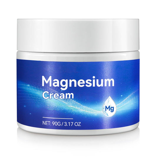 Magnesium Cream, Magnesium for Muscle Relaxation & Sleep Support, Natural Magnesium Cream, Moisturizing Body & Skin, 90g