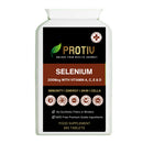 Protiv Selenium ACE 365 Tablets - Daily Supplement with Vitamins A, C & E - Antioxidant Immune Support - UK Manufactured to GMP Standards