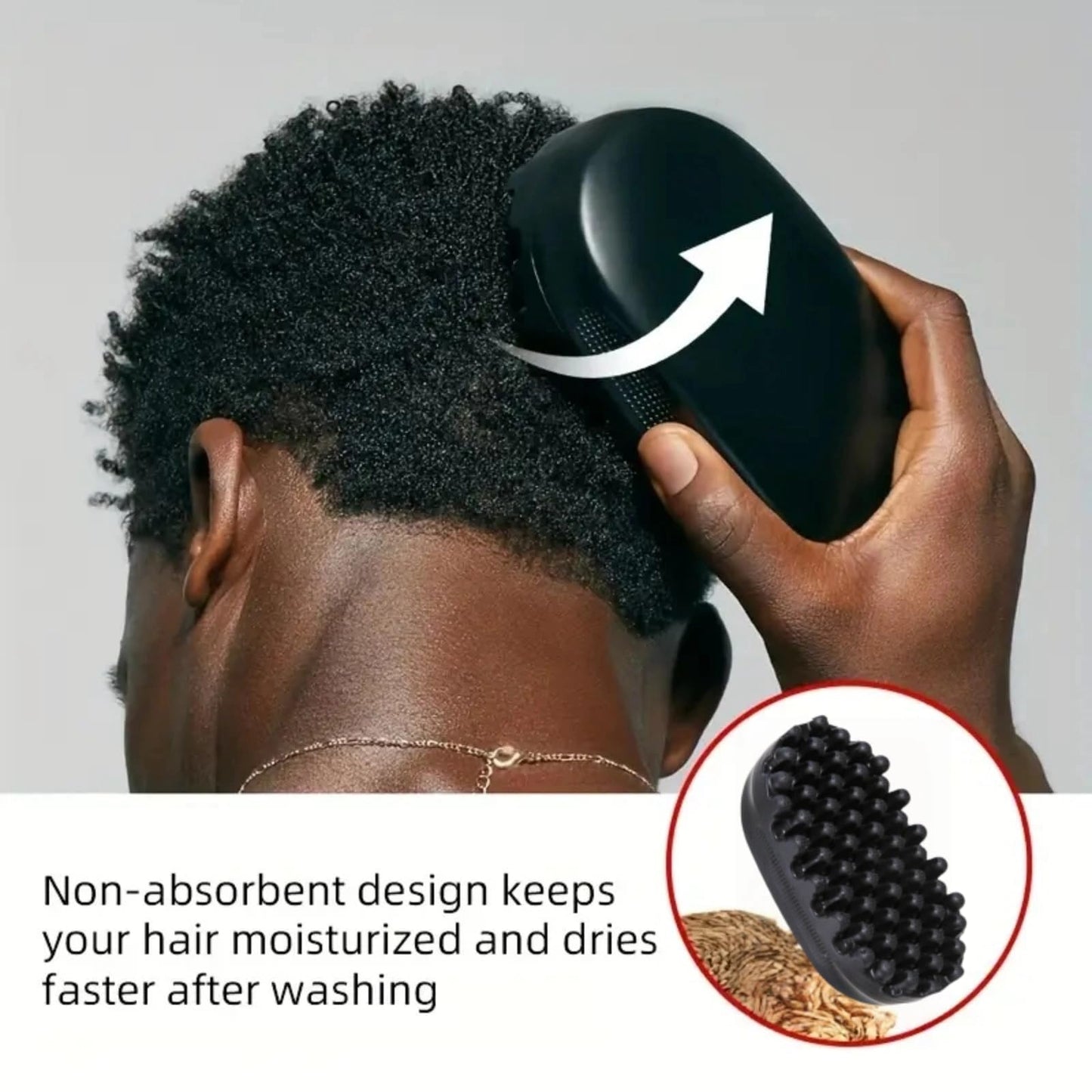 Twist Styler Brush,Curly Hair Brush,Rubber Hair Brush,Hair Sponge for Curlsbrush Comb Rubber Styling Tool for Home and Salon Use,Rubberized Grip for Comforeasy to Wash and Maintain,Versatile Use