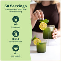 Rheal Clean Greens 150g | 30 Servings | Daily Source of Nutritious Greens | Supports Energy, Immunity & Digestion | 100% Organic & Gluten Free | Plant Based | Certified B Corp