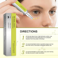 HERBINSOLS Retinal Shot Tightening Booster - Retinol Serum for Face - Anti Aging Retinol Eye Cream - Retinol Shot Tightening Booster Serum for All Skin Types,Wrinkles & Fine Lines,Firmer Skin(15ML)