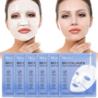 VCTSOF Bio Collagen Face Mask, Collagen Face Masks, Collagen Overnight Face Mask, Masks For Deep Repairing And Moisturizing Anti Wrinkles (6Pcs)