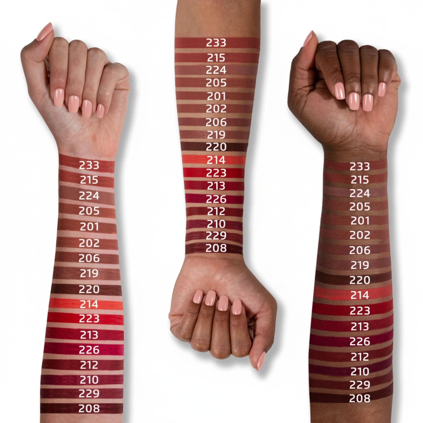 BROOKLIN IMPALA | Brooklin Waterproof Lipliner Color Light Brown 205 | Permanent lip profiler | Water resistant lipstick | Long-term lipliner
