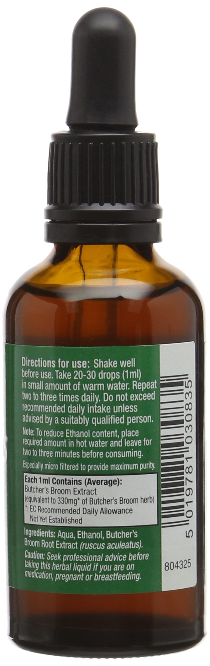 HealthAid Butcher's Broom (Ruscus aculeatus) 50ml Liquid