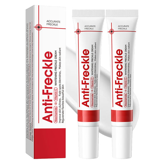MINSHZEE Freckle Removal Cream - Removes facial dark spots, Dark Spot Remover with Niacinamide and Vitamin C, Improves dull skin (2 piece)