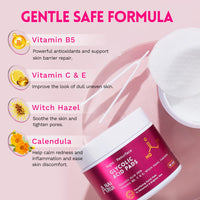 ANAiRUi Glycolic Acid Pads 35%, Resurfacing AHA Facial Pads with Vitamins B5, C & E, Witch Hazel & Calendula, Exfoliating Face Pads for Dark Spots, Acne, and Reduces Fine Lines & Wrinkles, 80 Pads