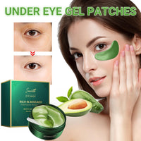 HIVETZ Under Eye Patches,Collagen Under Eye Mask,Under Eye Gel Pads,Avocado Under Eye Patches,Under Eye Gel Patches,Eye Masks Skincare,Eye Masks for Puffy Eyes,Bags,Dark Circles and Wrinkles(30 Pairs)