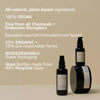 All-Natural Antioxidant Serum: 100% Vegan Collagen Serum, Natural Hyaluronic Acid, Vitamin C + Seaweed Ferments. For Hormonal Breakout Prone Skin, 30ml |The SABI Active Nutrient Sensitive Skin Serum