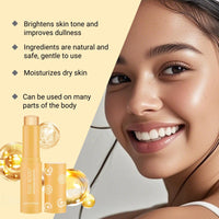 SingHao Bo/ost Brightening Serum Stick,Balm S/tick Vitamin C,B/rightening Vitamin C Serum St/ick,Vitamin C Br/ightening & Hydrating B/alm for Face and Body,Lightweight Brightening Balm,Collagen Stick for Face