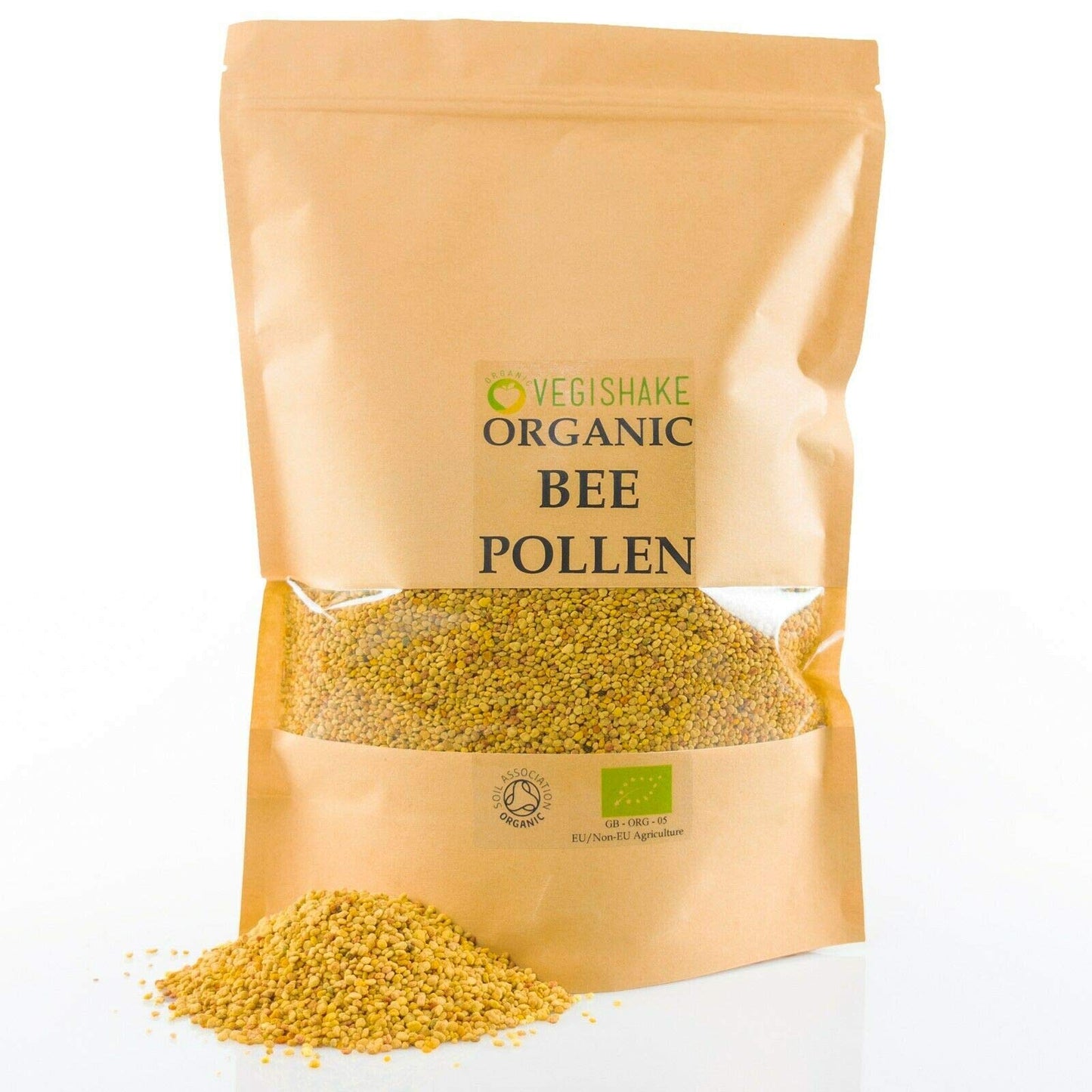 Bee Pollen B-Complex Vitamins B1 B2 B9 C E and Copper (150g)
