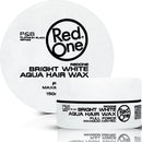 RedOne Hair Styling Aqua Wax White 150 ml | Ultra Hold | Gel Wax | Peach Scent | Maximum Control