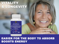 MetaSuperfoods Liposomal Magnesium L-Threonate Supplement 120 High Strength Vegan Capsules | Magnesium L Threonate Capsules 2000mg Bioavailable Magnesium Gluten Free