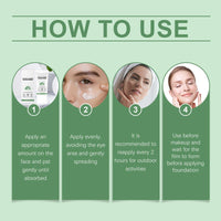 Centella Sun Cream SPF 50 Pa+++,Centella Sunscreen,Water-Fit Sun Serum,Soothing S/un Cream SPF 50+,Daily Hydrating S/un Lotion,SPF50 Face Moisturiser,Lightweight Spf50+,Broad Spectrum UV Protection