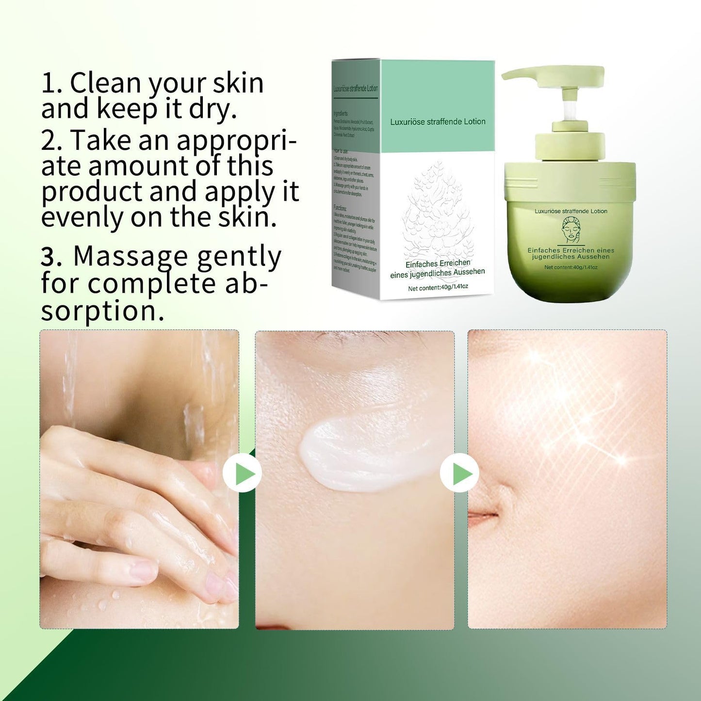 2pcs Luxurious Collagen Firming Cream, Advanced Skin Tightening Cream,Anti-Aging&Hydrating Collagen Body Cream,Deep Moisturizing Rejuvenating Firming Body Lotion for All Skin Types
