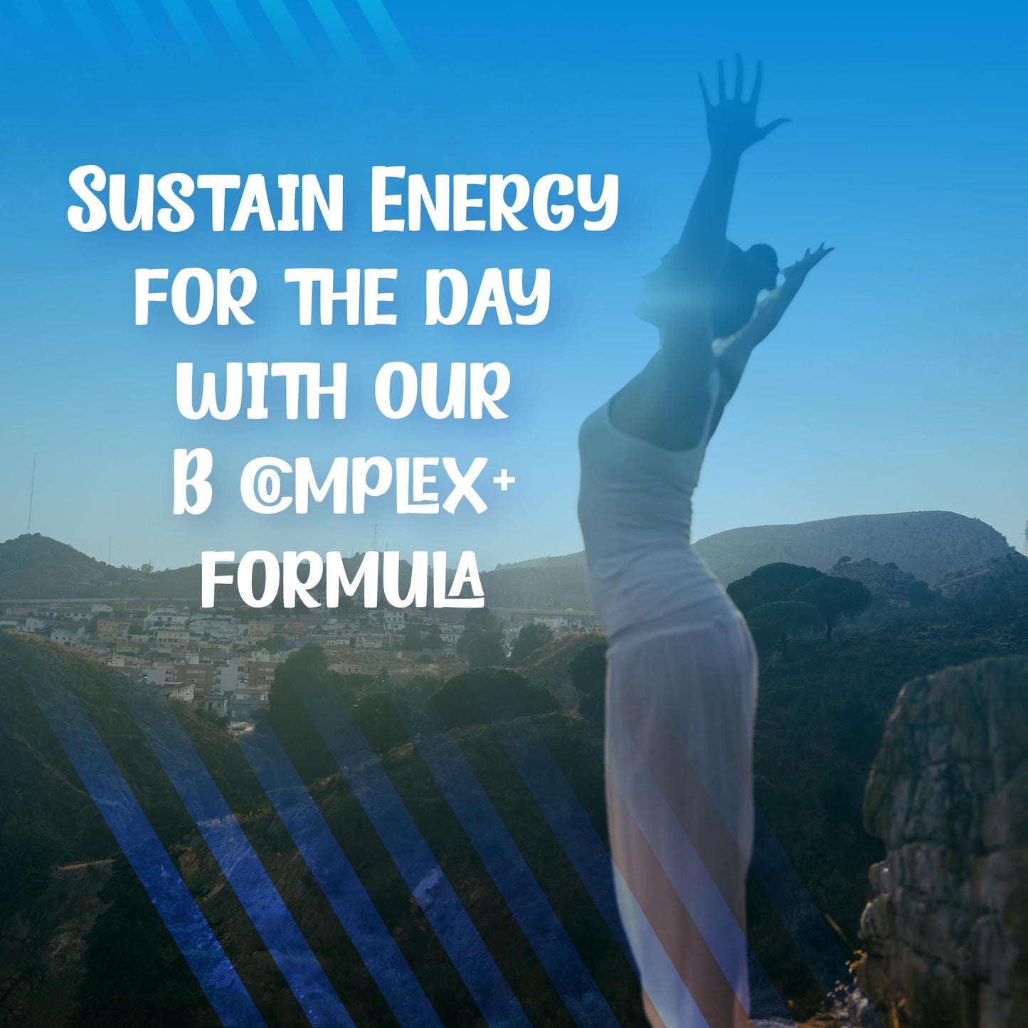 Nutrian Vitamin B Complex High Strength - 60 Capsules - Vegan - Delayed Release - Blend of B Vitamins for Immune Support, Cognitive Function, Healthy Skin & Hair - 2 Months Supply