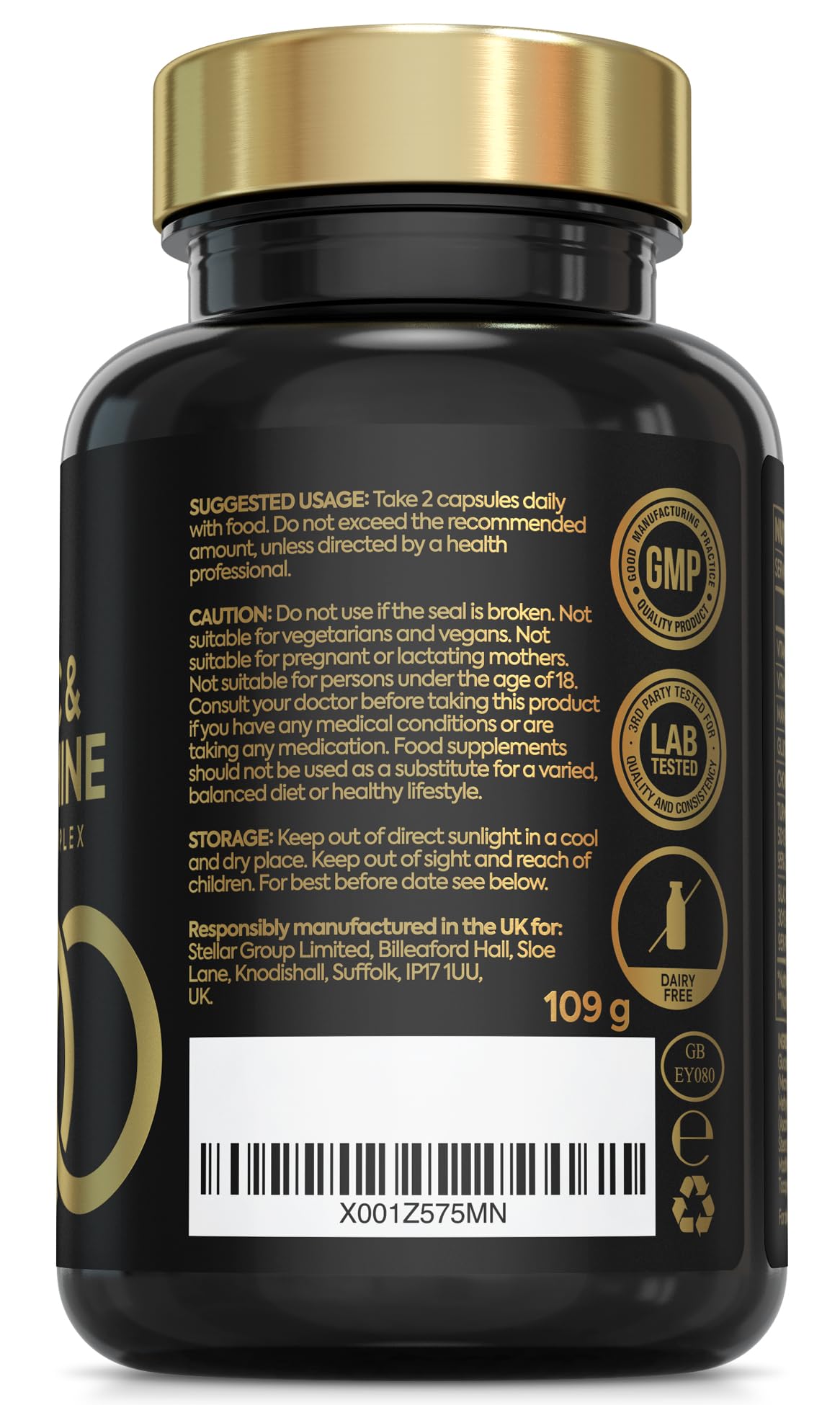 Oxford Origins 7-in-1 Turmeric and Black Pepper Capsules w/Glucosamine and Chondroitin High Strength | Made in the UK | High Absorption Tumeric Supplement | Glucosamine Sulphate & Turmeric Tablets | 120 Capsules