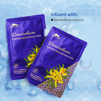 Dr Plant Natural Facial Mask/Moisturizing/Brightening/Hydrating/Anti-Aging with Collagen/Pack of 7