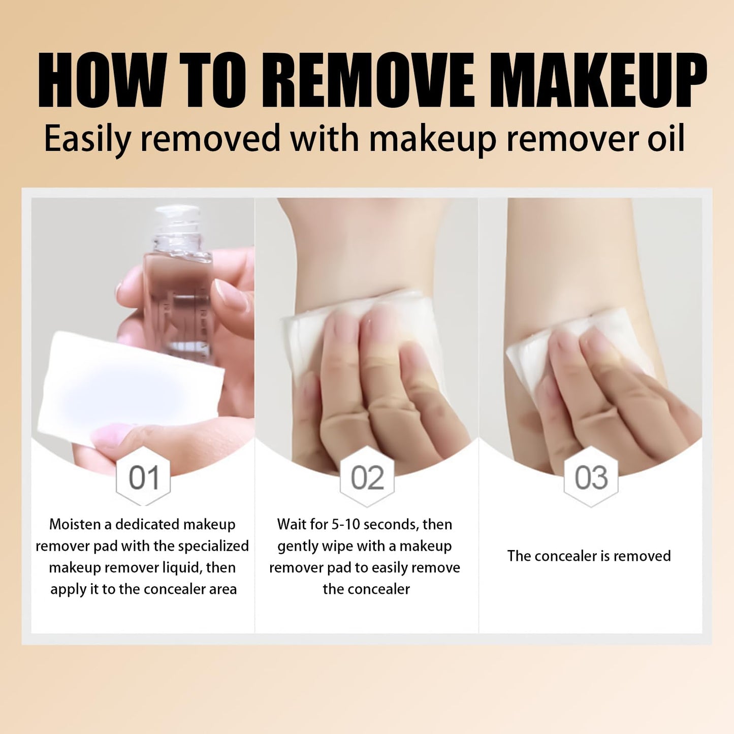 AuraAnge Tattoo Cover up Makeup - Contains Makeup Remover - Waterproof Body Concealer for Tattoo Cover Up - Full Coverage Cream for Bruises and Tattoos, Men and Women