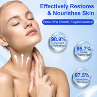 Ah8 Neck Firming Cream, Neck Firming Creams Contain Hexapeptide,With Double Roller Massage,Reduce Wrinkles Fine Lines And Double Chin,Firm And Lift Sagging Skin