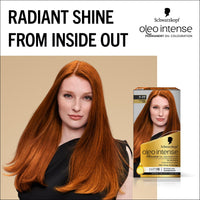 Schwarzkopf Oleo Intense Permanent Oil Colour 7-77 Copper Red Hair Dye, 100% Grey Coverage, Conditioner with HaptIQ System, Long-Lasting Colour, Ammonia Free Hair Dye