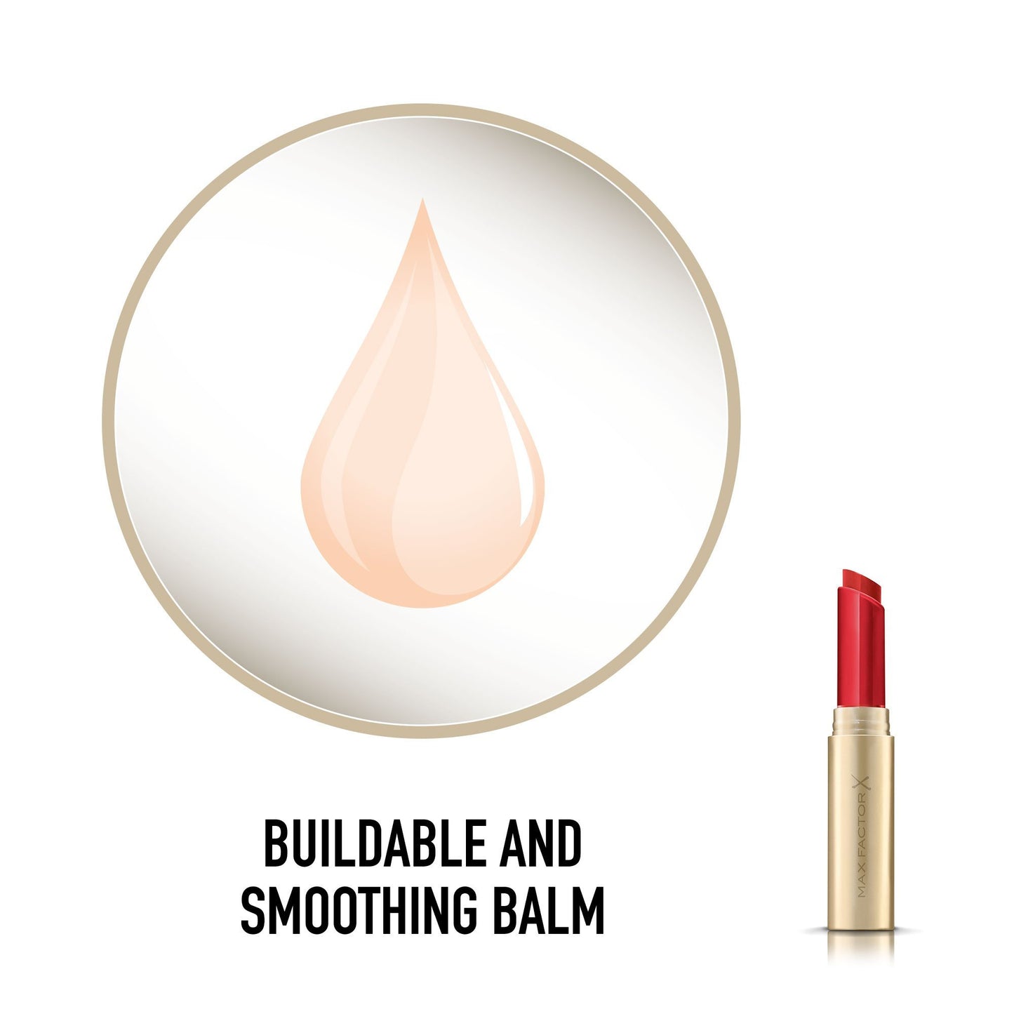 Max Factor Colour Intensifying Lip Balm, 2 g, 20 Luscious Red