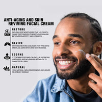 Gentlehomme Collagen Face Moisturizer for Men - Day & Night Facial Cream - Men's Anti-Aging, Moisturizing & Nourishing Moisturizer with Cucumber & Argan Oil - 1.8 oz.