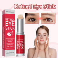 ExcellaElite 3 Pcs Retinol Eye Stick Eye Balm Stick Retinol Eye Cream Nourishes the Skin Easy to Carry Brightens Eyes Used to Eliminate Puffiness and Dark Circles Used for Both Men and Women