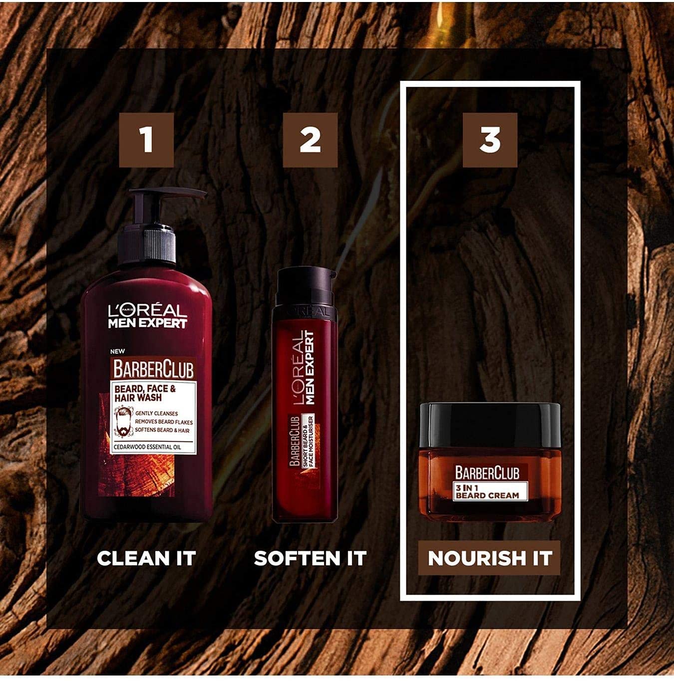 L'Oreal Men Expert3in1 Beard Cream 50ml