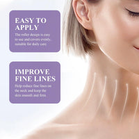 GMHLLES Neck Firming Cream,Neck Firming Cream with Roller, Retinol Suitable for Reducing Wrinkles, Fine Lines and Double Chins Wave Scraping Board Pink 1 Piece