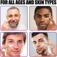 Men's Skin Tightening Face Cream - Anti Aging Moisturizer to Reduce Fine Lines and Wrinkles, Anti Wrinkle Skincare for a Smoother, Youthful Appearance, Face Cream Moisturiser for Men
