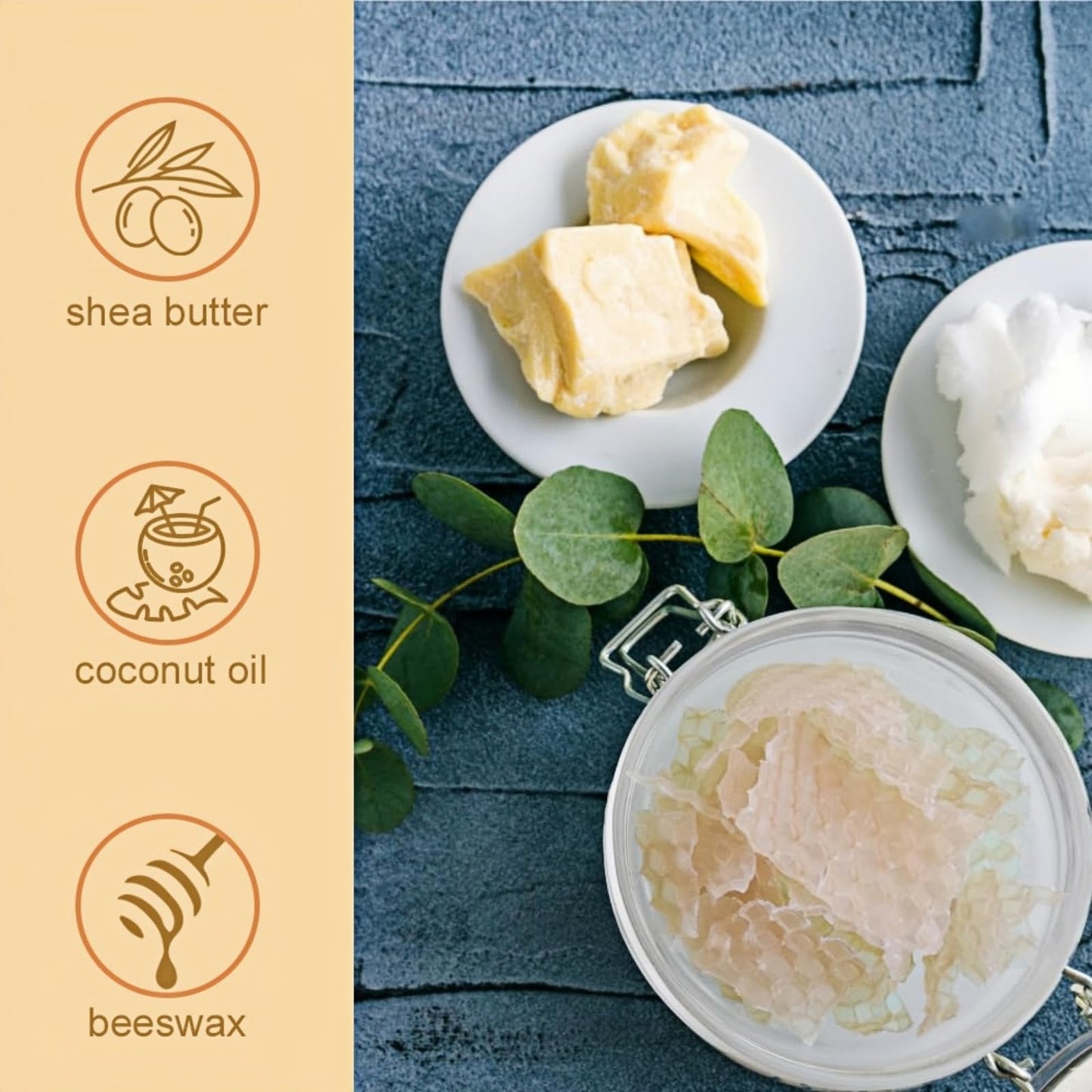 SEMECOMER Honey Foot Cream, Heel Balm & Cracked Heel Repair Creams, Fast-Acting Moisturizing Hand & Foot Cream, Deep Moisture for Very Dry Hands & Cracked Heels, Intensive Repair for Soft Skin, Unisex Formula