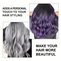 SingHao 100g Temporary Hair Color Wax,Hair Wax Colour,Grey Hair Color,Grey Hair Dye Semi Permanent Hair Dye,Semi-Permanent Dye,Temporary Ha/ir Colour Instant Styling,Washable H/air Dyeing