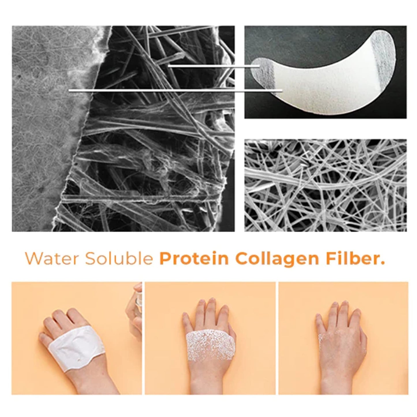 DERMANCE Korea Highprime Collagen Soluble Film - Lighten Dark Circles and Bags Under the Eyes, Anti-wrinkle Lifting and Firming Mask (5box)