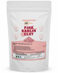mGanna 100% Natural Rose Clay/Pink Kaolin Clay Powder for Skin Tightening, Facial Masks, Creams, Face Masks, and Soap Making 100 GMS / 0.22 LBS