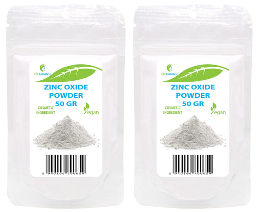 ETC Cosmetic`s Zinc oxide Powder - 100 gr - Cosmetic ingredient, high purity material, non-nano