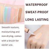 QUIWEN Full Coverage Concealer Set, 3PCS Colour Correcting Concealer Set, Hydrating & Long Lasting Liquid Concealer Waterproof Corrector Concealer For Dark Circles, Blemish, Spots(orange yellow green)