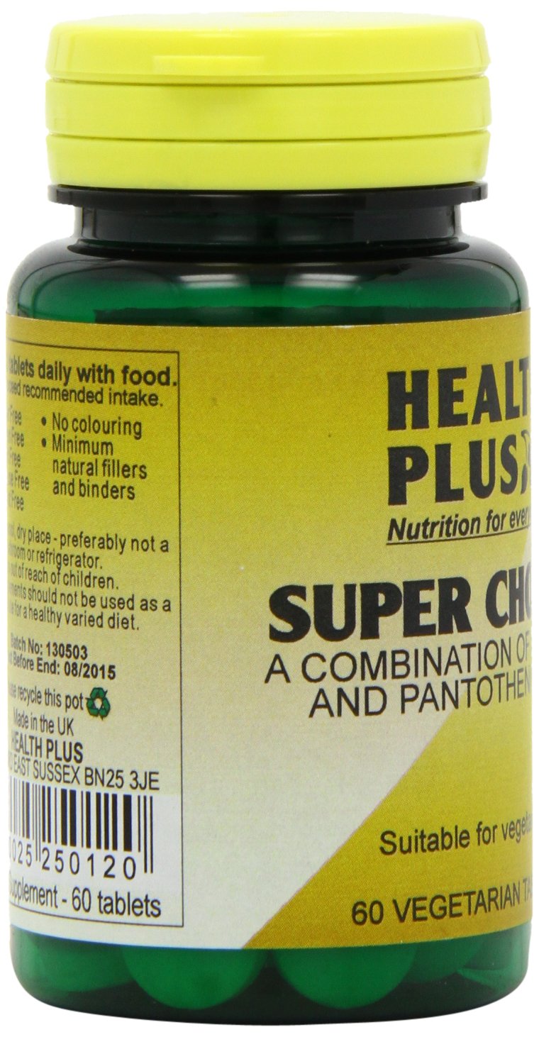 Health Plus Super Choline Vitamin B Supplement - 60 Tablets