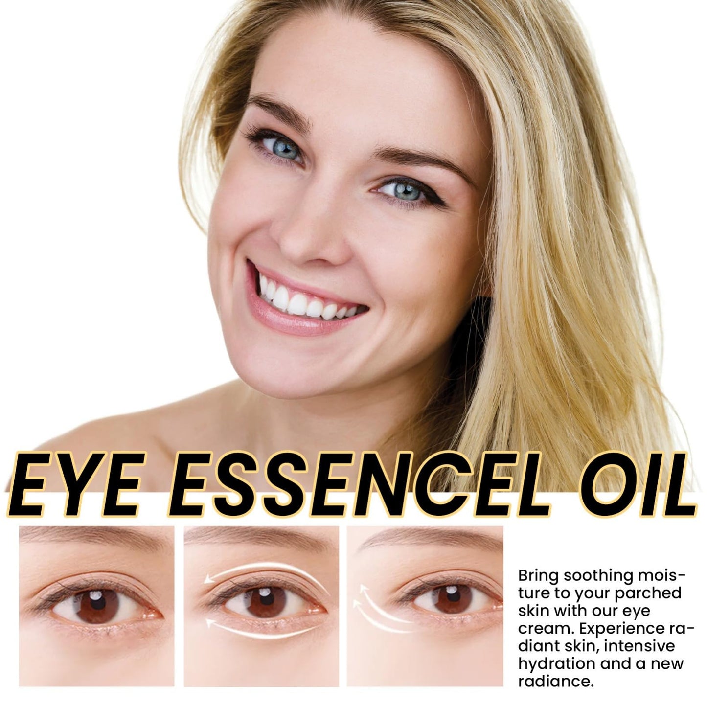 2 Pcs Lutein Eye Essence Oil,Lutein Eye Wrinkle Essence Oil,Vitamin C Lutein E/ye Essen/ce O/il,Vc E/ye Wrinkle Essen/ce O/il,Lu/tein Essential O/il,L/utein Rollerball Ess/ence,E/ye Bags Remover